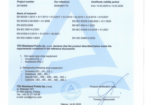 Certificazione TUV-ENG